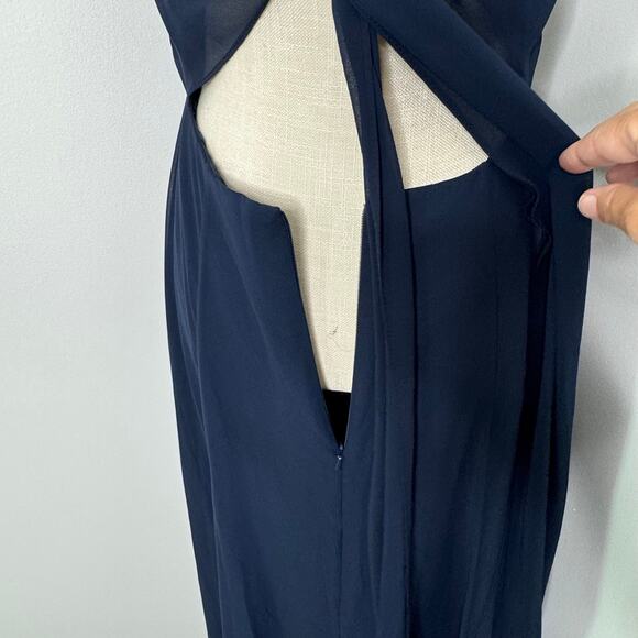 Jenny Yoo Kiara Dress‎ Navy Blue - Picture 7 of 12